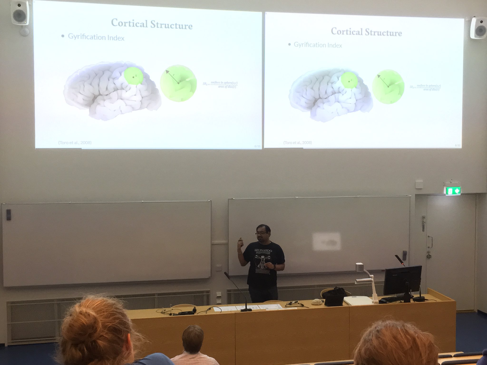 Invited talk and workshop on computational neuroanatomy at Aalto University (Finland)