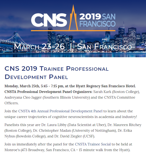 CNS 2019 Trainee Professional Development Panel