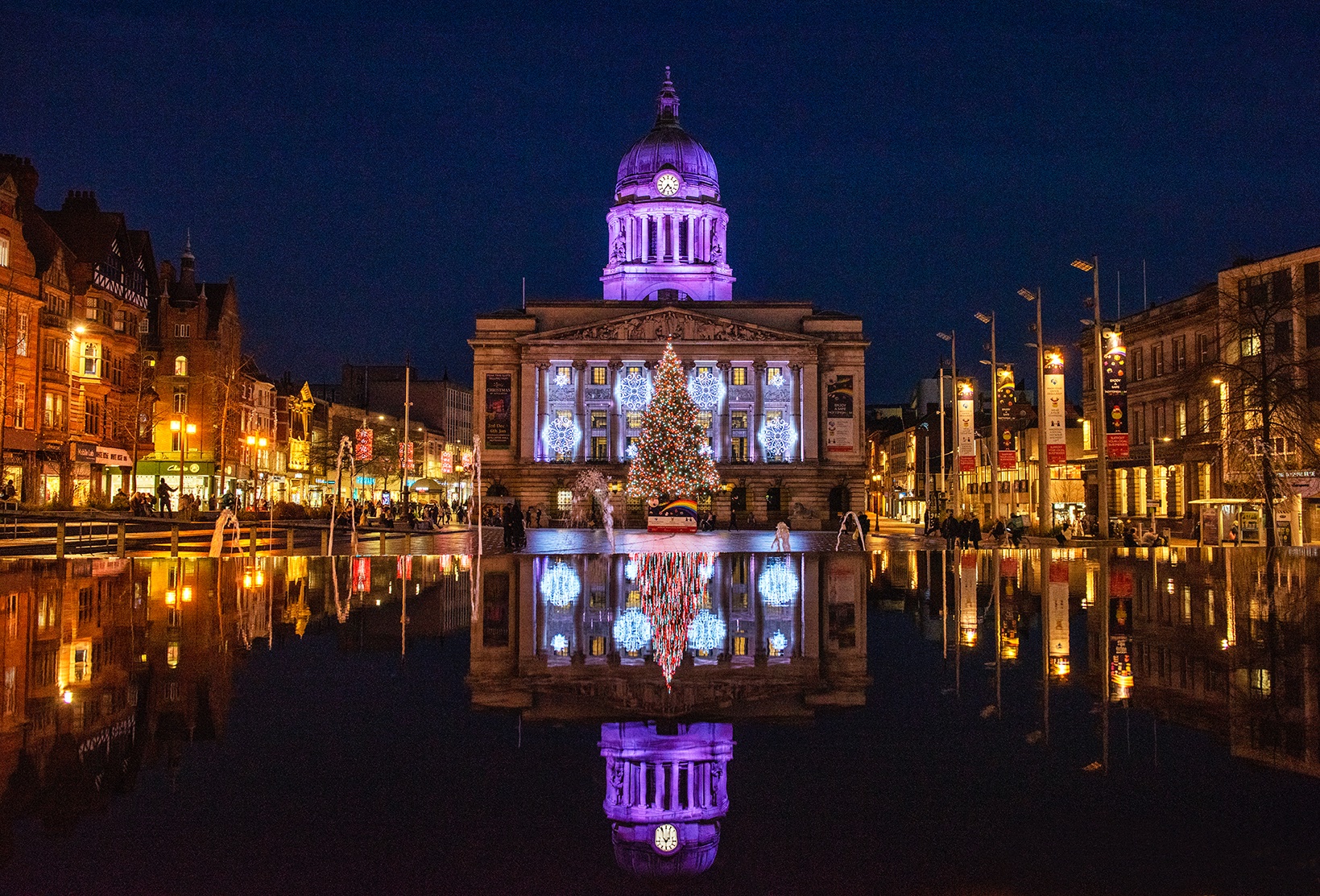 Ноттингем ноттингемшир. Ноттингем ночью. Новый год в Ноттингеме. Nottingham Night.